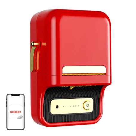 Niimbot B21S Portable Label Printer Red