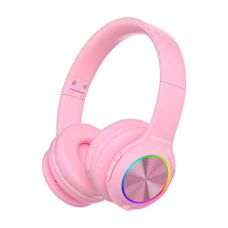 Wireless Headphones for kids PowerLocus PLED (pink)