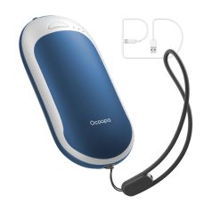   Ocoopa HotPal PD 5000 mAh hand warmer with powerbank function, USB-C white-blue