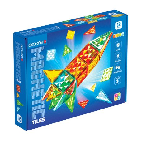 Geomag Gems Rocket 32 mágneses lapka