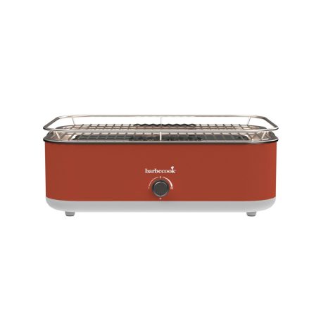 Barbecook BC-ELE-1001 E-Carlo elektromos asztali grill, piros, 42,5x33x16,5cm