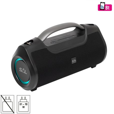 SAL BT 7000 hordozható bluetooth kihangosító, BoomBox, 2 x 30 W, BT TWS, 3.5mm AUX