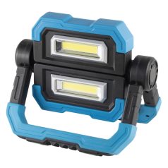   Home FLB 10C újratölthető COB LED fényvető, 2 x 5 W, 500 lm - 4 óra, 1000 lm - 2óra