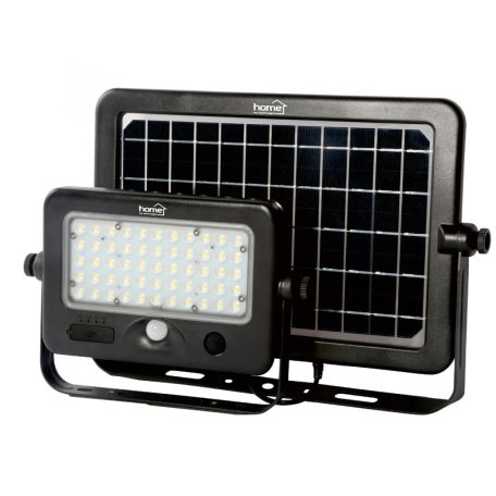 Home FLP 1100 SOLAR, szolárpaneles LED reflektor, PIR mozgásérzékelő, 1100 lm, 60