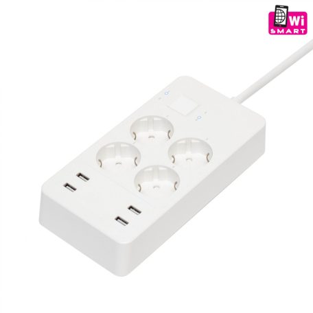 Home NV 4 WIFI smart elosztó, 1,5 m, H05VV-F 3G1,5 mm2 kábel, 4 földelt aljzat,4