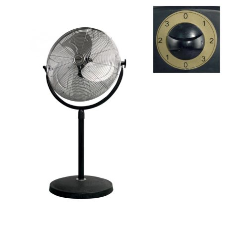 Home SFI 45 álló fém ventilátor, 100 W, 3 fokozat, 45 cm-es lapátátmérő, állítható