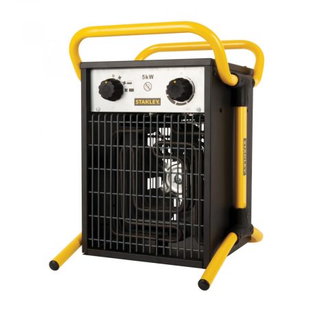 Stanley ST-05-400-E hordozható elektromos ventilátoros ipari fűtőtest, 2500W/5000W