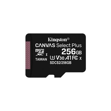 Kingston Canvas Select Plus 256GB MicroSD XC U1 Memóriakártya