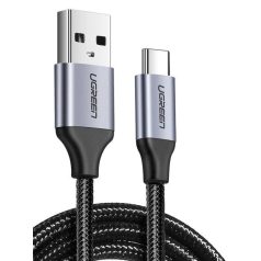   USB-USB-C QC3.0 UGREEN kábel 0,5 m alumínium csatlakozóval (fekete)