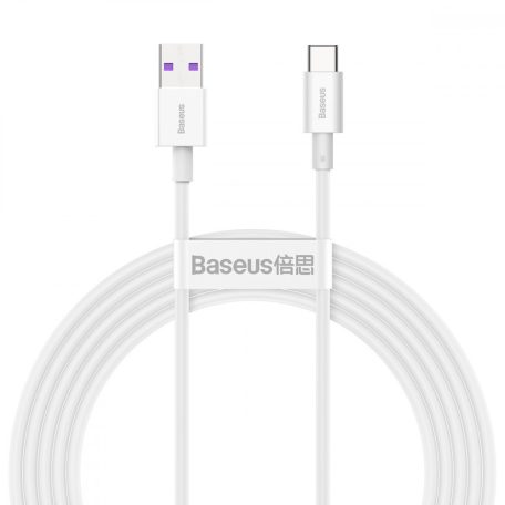 Baseus Superior Series USB-USB-C kábel, 66 W, 2 m (fehér)