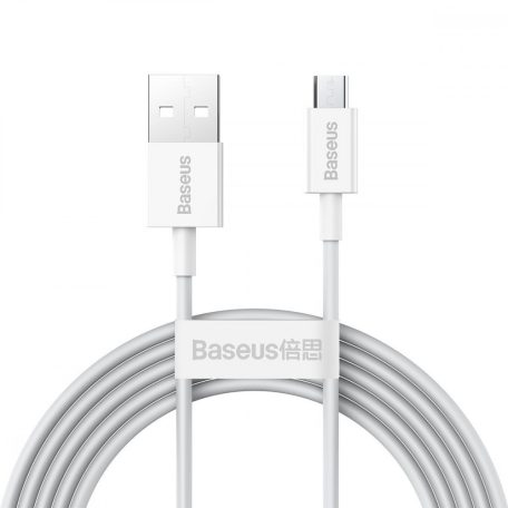 Baseus Superior Series USB-micro USB kábel, 2A, 2m (fehér)